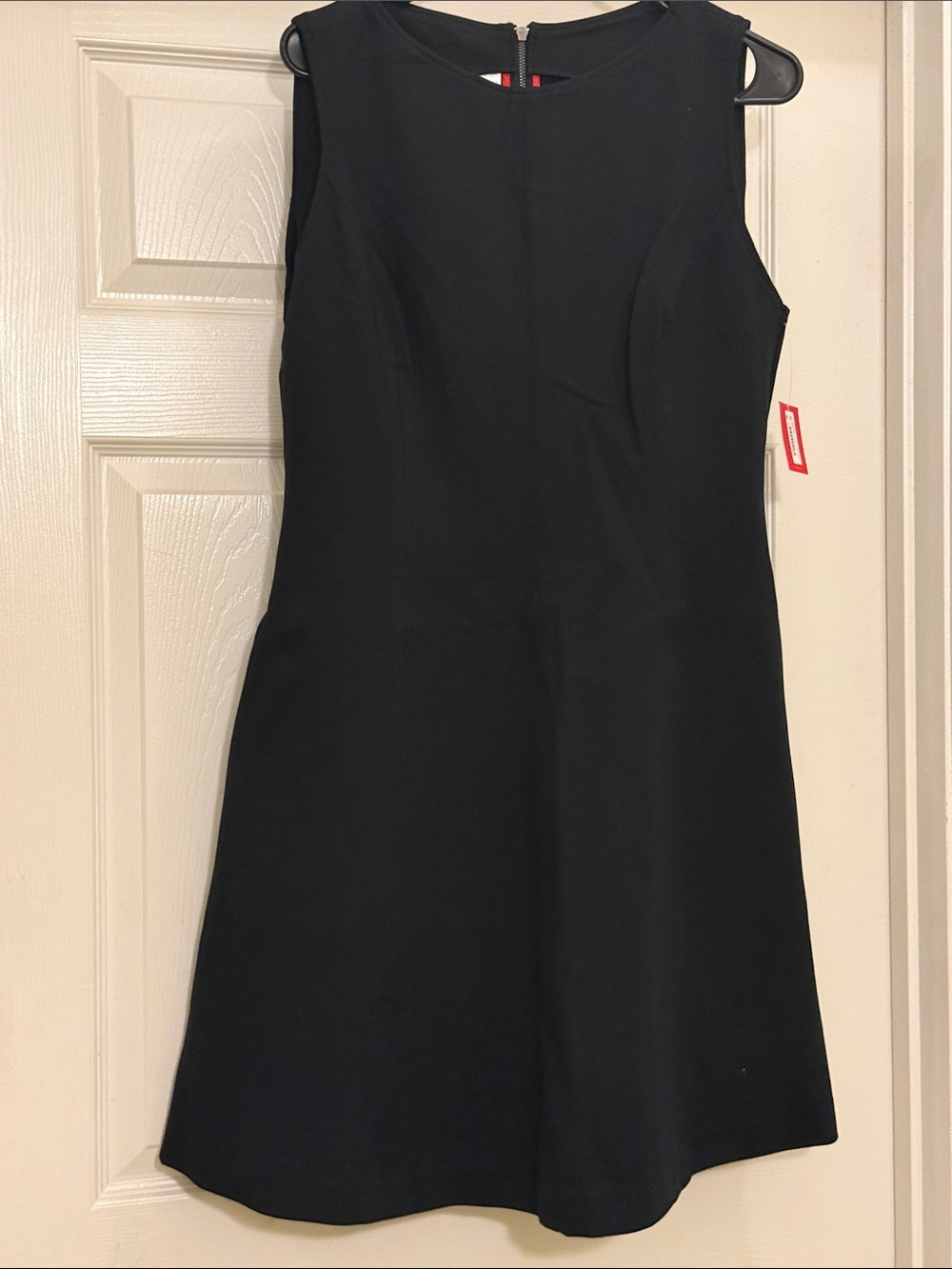 SPANX Black Sleeveless Midi A-Line Dress